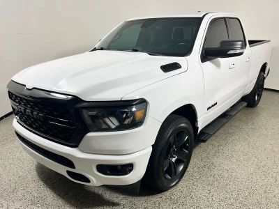 2022 RAM 1500 Big Horn in Bright White Clearcoat — front three-quarter view