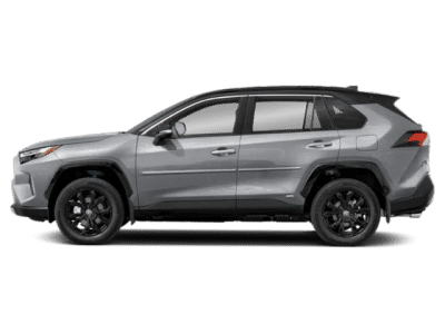 2024 Toyota RAV4 Hybrid — rear three-quarter view