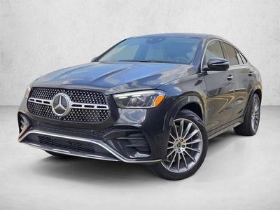 2026 Mercedes-Benz GLE 450 GLE 450 4MATIC &reg; Coupe in Obsidian Black — front three-quarter view