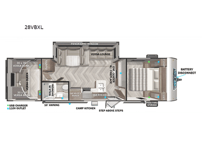 2022 Forest River RV Salem Cruise Lite - Photo 3
