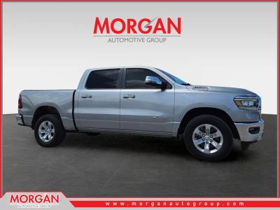 2023 Ram 1500 Laramie in Silver — front three-quarter view
