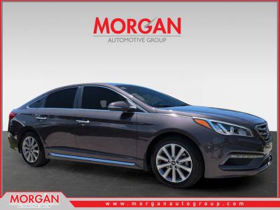 2017 Hyundai Sonata Limited in Brown — front three-quarter view