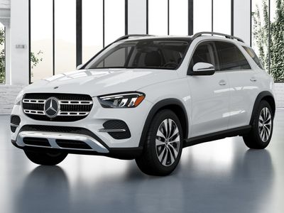 2026 Mercedes-Benz GLE 350 in Polar White — front three-quarter view