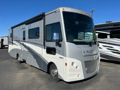 2019 Winnebago ADVENTURER — front three-quarter view