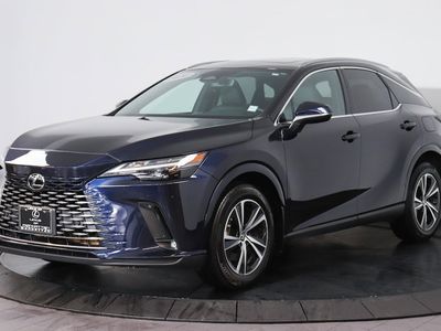 2024 Lexus RX 350 Premium in Nightfall Mica — front three-quarter view