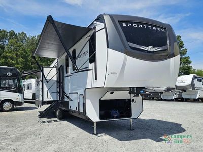 2026 Venture RV SportTrek Touring Edition — front three-quarter view