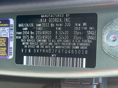 2026 Kia Sorento — photo 34 view
