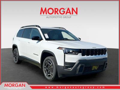 2026 Jeep Cherokee Laredo in White/off-white — front three-quarter view