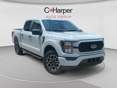2023 Ford F-150 XL in Gray — front three-quarter view