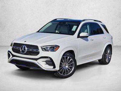 2026 Mercedes-Benz GLE 350 GLE 350 SUV in Polar White — front three-quarter view