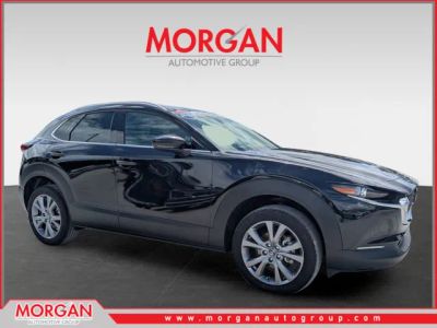 2025 Mazda CX-30 2.5 S Premium Package in Jet Black Mica — front three-quarter view