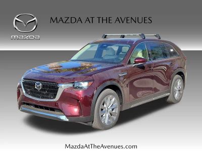2026 Mazda CX-90 3.3 Turbo Premium Plus in Red — front three-quarter view