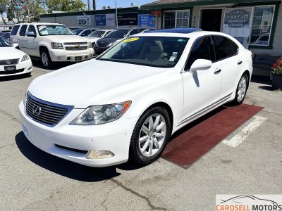 2007 Lexus LS 460 in White — front three-quarter view