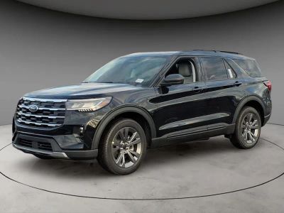 2026 Ford Explorer Active in Black Metallic — front three-quarter view