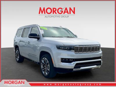 2024 Jeep Grand Wagoneer Series III in Silver — front three-quarter view