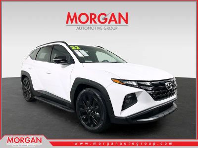 2022 Hyundai Tucson XRT in Gray — front three-quarter view