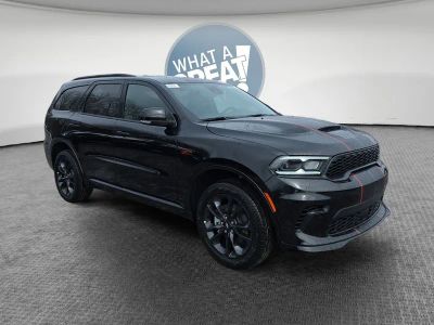 2026 Dodge Durango GT Plus in Db Black Crystal Clearcoat — front three-quarter view