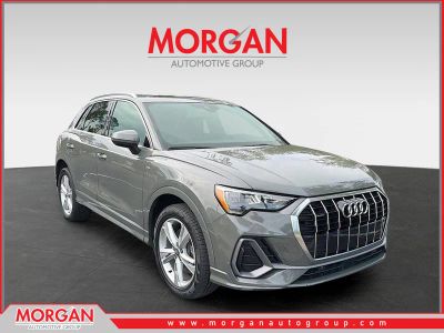 2020 Audi Q3 Premium S line in Gray — front three-quarter view