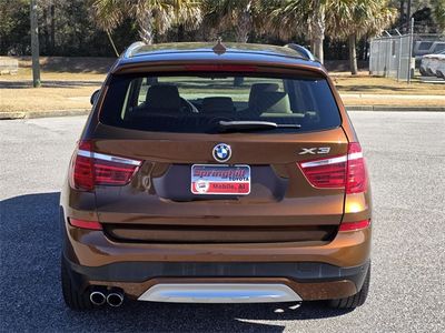 2017 BMW X3 — rear three-quarter view