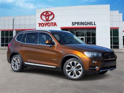 2017 BMW X3 xDrive28i — front three-quarter view