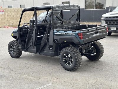 2026 Polaris Ranger Crew XP 1000 Premium Blue Labyrinth — interior view