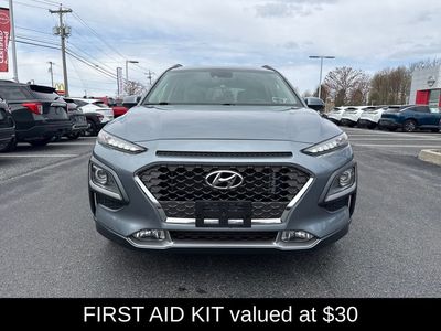 2020 Hyundai Kona Limited — engine compartment view