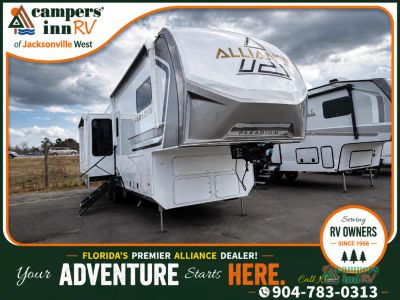 2026 Alliance RV Paradigm — front three-quarter view