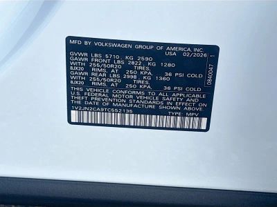 2026 Volkswagen Atlas — photo 43 view