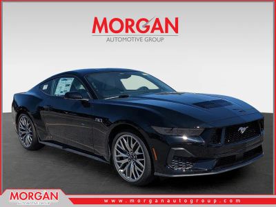 2026 Ford Mustang GT Premium in Black — front three-quarter view
