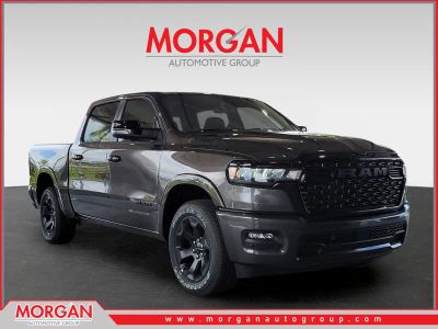 2026 Ram 1500 Big Horn in Granite Crystal Metallic Clearcoat — front three-quarter view
