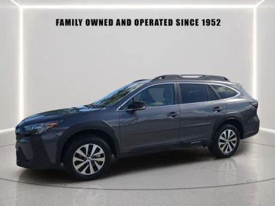 2024 Subaru Outback Premium in Magnetite Gray Metallic — front three-quarter view