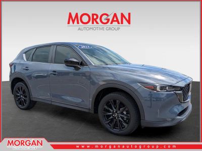 2023 Mazda CX-5 2.5 S Carbon Edition in Polymetal Gray — front three-quarter view