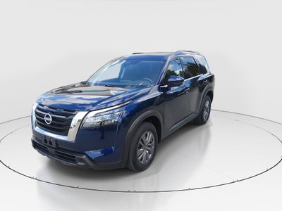 2025 Nissan Pathfinder — rear three-quarter view