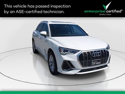 2025 Audi Q3 S line Premium 45 TFSI quattro — front three-quarter view