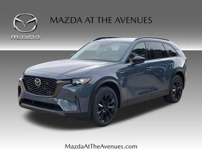 2026 Mazda CX-90 3.3 Turbo Premium in Gray — front three-quarter view