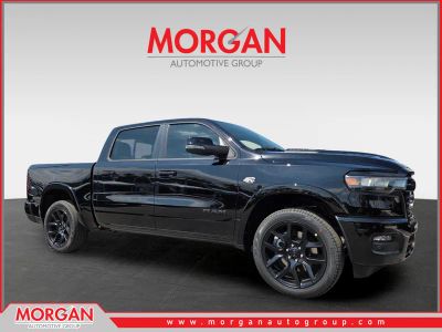 2026 Ram 1500 Laramie in Black — front three-quarter view