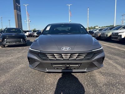 2025 Hyundai Elantra Hybrid — side profile view