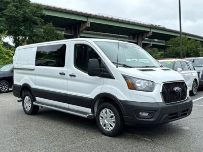 2025 Ford Transit Cargo Van Base in Oxford White — front three-quarter view