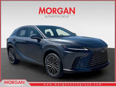 2026 Lexus RX 350h Luxury in Gray — front three-quarter view