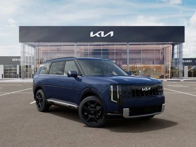 2027 Kia Telluride Hybrid — rear three-quarter view