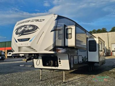 2021 Forest River RV Cherokee Arctic Wolf — rear three-quarter view