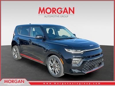 2022 Kia Soul Turbo in Cherry Black — front three-quarter view