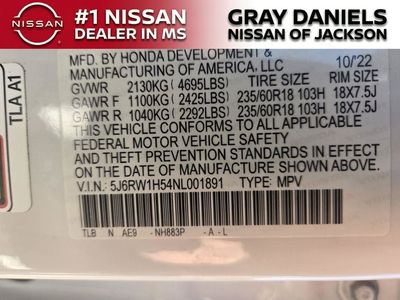 2022 Honda CR-V — photo 27 view
