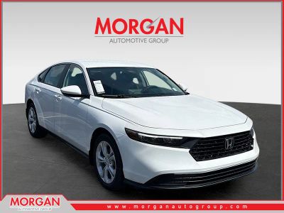 2026 Honda Accord Sedan LX in Platinum White Pearl — front three-quarter view