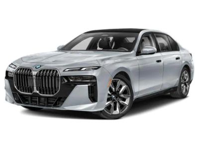 2026 BMW 7 Series 740i in Brooklyn Grey Metallic — front three-quarter view
