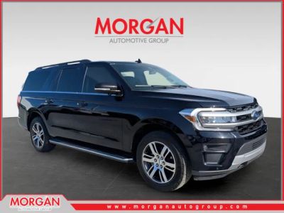 2022 Ford Expedition Max XLT in Black — front three-quarter view