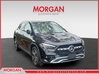 2025 Mercedes-Benz GLA 250 in Black — front three-quarter view