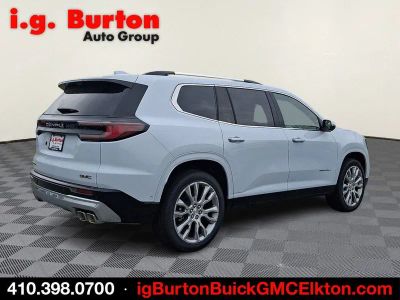 2026 GMC Acadia — interior view