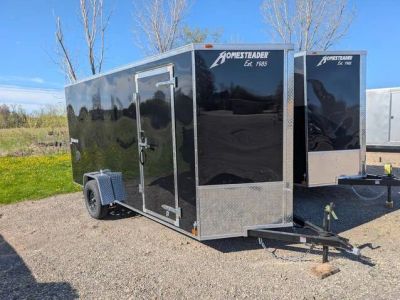 2026 Homesteader 6x14 SA, 2990 GVWR, Rear Ramp, 6.5' Interior — front three-quarter view
