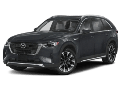 2026 Mazda CX-90 PHEV Premium Plus in Black — front three-quarter view